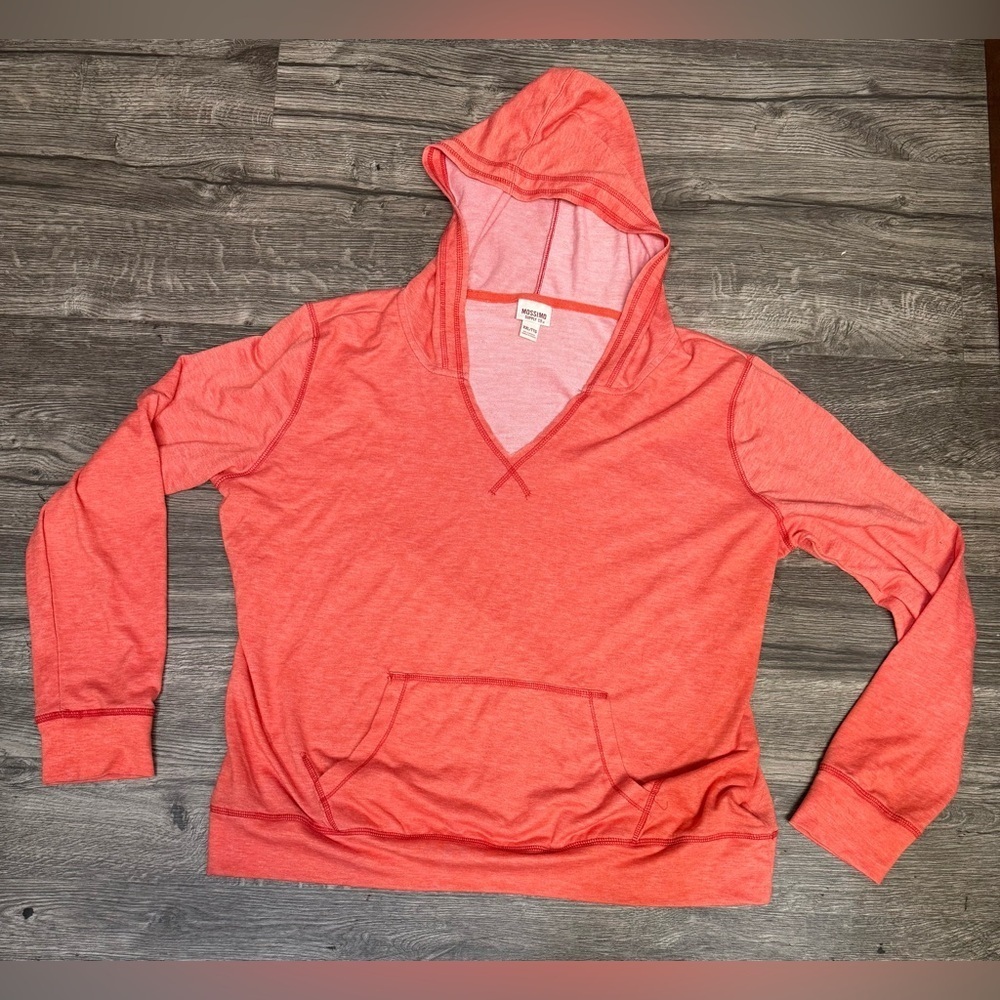 Mossimo Supply Co. Red Hooded Top